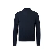 BOSS Pulover H-Ebenji-L 50571928 Mornarsko modra Slim Fit
