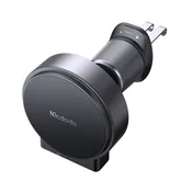 Avtomobilsko držalo Magnetno Mcdodo CH-3000 15W z brezžičnim polnjenjem in izvlečnim kablom - black
