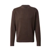 JACK & JONES Pulover JPRBLAMILANO temno rjava