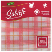 SALVETE 1SL CRVENI KVADRATI 33X33 BAŠ BAŠ 60/1