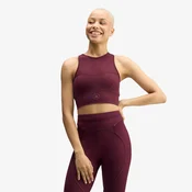 Modrček adidas by Stella McCartney Training Crop Top Maroon S
