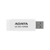 ADATA USB Flash memorija 3.2 UC310-64G-RWH, 64GB, Bela