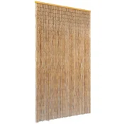 Vidaxl Komarnik za vrata iz bambusa 100x200 cm