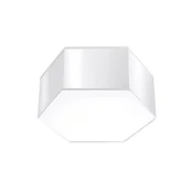 SOLLUX lighting Šesterokotna stropna svetilka bela 13 cm SUNDE 2xE27 15W SL.1057 Sollux Lighting