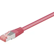 Omrežni kabel RJ45, CAT 6, S/FTP, magenta, 0,5 m