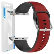 Beline BELINE PAS ZA APPLE WATCH SILICO LEATHER 42/44/45/49MM RDEČE-ČRN, (21969365)