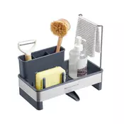 Songmics Organizator za pomivalno korito 127x247x23 cm siva