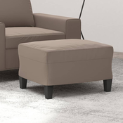 vidaXL Stolček za noge taupe 60x50x41 cm tkanina iz mikrovlaken