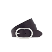 VANZETTI Pas Oval 3cm rjava