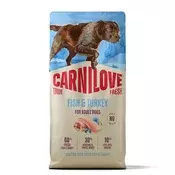 Carnilove Dog True Fresh Adult, briketi - riba in puran 12 kg