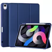 Etui Techsuit Flex Trifold z držalom za pisalo za Samsung Galaxy Tab S11 Ultra - dark blue