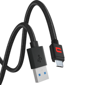 CROSSCALL Kabel USB v USB-C, uradni polnilni kabel Crosscall 30 W - ČRN 1 m, (20763733)