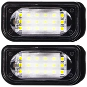 MODECAR Mercedes W203 W209 4-vratna limuzina LED luči za registrsko tablico, 2 kosa