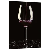shumee Platno s tiskom Kuhinja Kozarec vina 80x120 cm