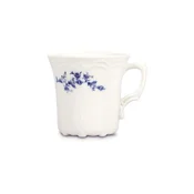Bela/modra porcelanasta skodelica za kapučino 200 ml Retro – BonBistro