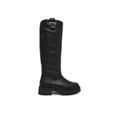 Calvin Klein Zimski škornji Chunky High Boot Lth Hdw HW0HW03201 Črna