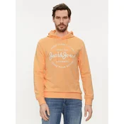 Orange Mens Jack & Jones Forest Hoodie - Mens