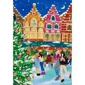 Pieces & Peace - Puzzle Božični sejem v Bruggeu - 1 000 kosov