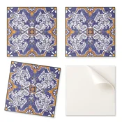 shumee Dekorativne vinilne stenske ploščice s potiskanim cvetličnim vzorcem in ornamenti 9x30x30 cm