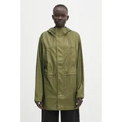 Parka Rains Bold Long Jacket W3 za žene, boja: zelena, za prijelazno razdoblje, 12110.105