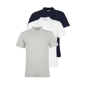 Only & Sons Majica Gordon mornarska / siva / bela
