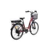 E-VOLUTION TISA Elektricni bicikl Travel City, 250 W, Crveni