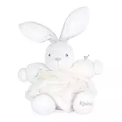 Plišani zečić Chubby Rabbit Ivory Plume Kaloo bijeli 25 cm od nježnog i mekanog materijala u poklon kutiji od 0 mjes