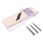 Mandolin, stainless steel, with collecting tray, Super - Benriner
