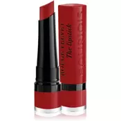 BOURJOIS Paris Rouge Velvet The Lipstick šminka z mat učinkom 2,4 g odtenek 11 Berry Formidable