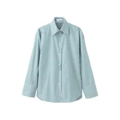 MANGO Bluza RIALTA petrol/bela