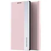 GS Ovitek s preklopom za Xiaomi Redmi Note 9S/9 Pro/9 Pro Max, stranski magnetni, roza zlat