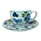 shumee ARIA porcelanasta skodelica s krožnikom 300 ml Bogucice