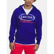 Under Armour Project Rock Icon Fleece FZ Pulover Modra