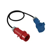 shumee 1m adapter iz vtičnice 230V/16A/5P na kamping vtičnico 230V/16A/3P 2766
