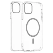 Transparent Color Ring MagSafe maska za iPhone 12 Pro Max – Siva