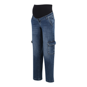 LOVE2WAIT Kargo kavbojke moder denim