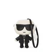 Karl Lagerfeld Torba za čez ramo nude/črna/bela