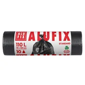 VREČKE ZA SMETI ALUFIX 110 L/10 ČRNE