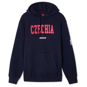Moški pulover CCM Flag Hood Team CZE Navy S