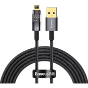 Baseus Explorer USB to Lightning Cable, 2.4A, 2m (black)