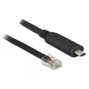 DeLOCK 63912 kabel USB Type-C na RJ45, črn, 2 m