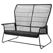 TALLSKÄR Sofa dvosed,spolja, boja antracita