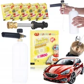 Rosfix 5x Active Foam - Penilec za penilec/tornado 6g + Penilec 1000ml za visokotlačni čistilnik + Sulica/adapter (1/4QRC-Karcher K)