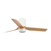 FARO 33833-1TW - LED Zatemnitven ventilator MINI PUNT TUB S 10W 2700/4000/6000K + Daljinski upravljalnik