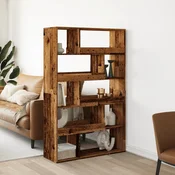 Vidaxl Knjižna omara starinski les 100x33x156,5 cm inženirski les