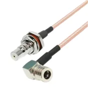 shumee Pigtail QMA vtič RA/QMA vtičnica RG316 1m