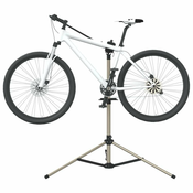 Vidaxl Stojalo za popravilo kolesa zložljivo nastavljivo 120-165 cm