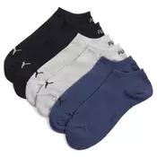 PUMA Sneaker Socks Unisex (3-pack), Clothing, Navy/Grey/Nightshadow Blue, 47-49