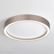 LED-stropna svetilka Bopp Aura, premer 30 cm, bela/siva - Dnevna soba/jedilnica - Sodobni - siva, bela - Kovina