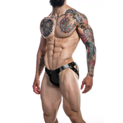 Cut4Men Jockstrap Desire Black Leatherette M